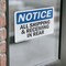 Signmission All Shipping And Receiving In Rear, 7 in W x Rectangle, Vinyl Decal OS-2PACK-NS-D-57-L-15223 - alternate 5